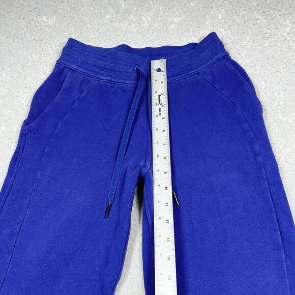Lululemon Scuba Jogger Size 2 HR High Rise Relaxed Psychic Blue Sweatpants - Picture 6 of 13